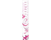 Becks meter na stenu small Flower pink