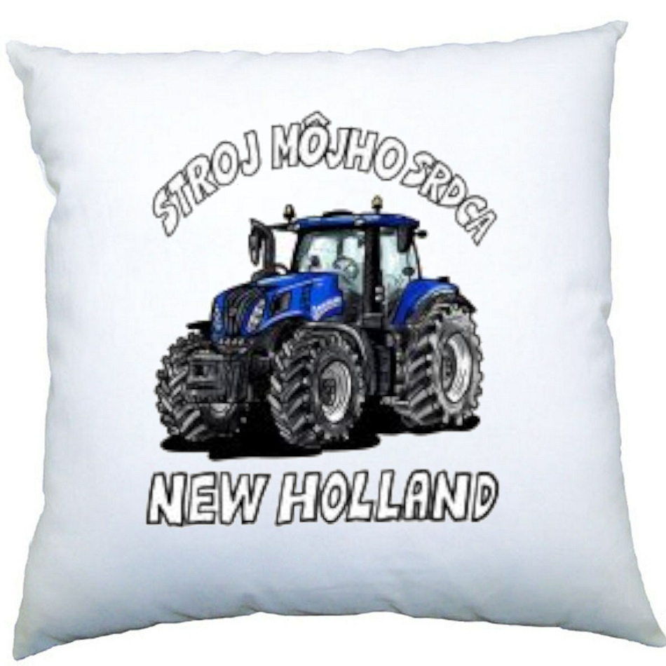 Vankúš New Holland modrý